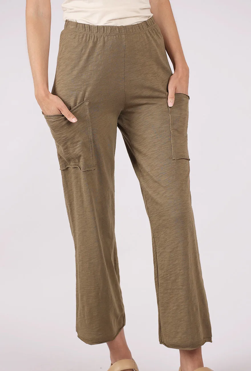 Cotton Slub Pocket Flood, Willow Fit Flexibility