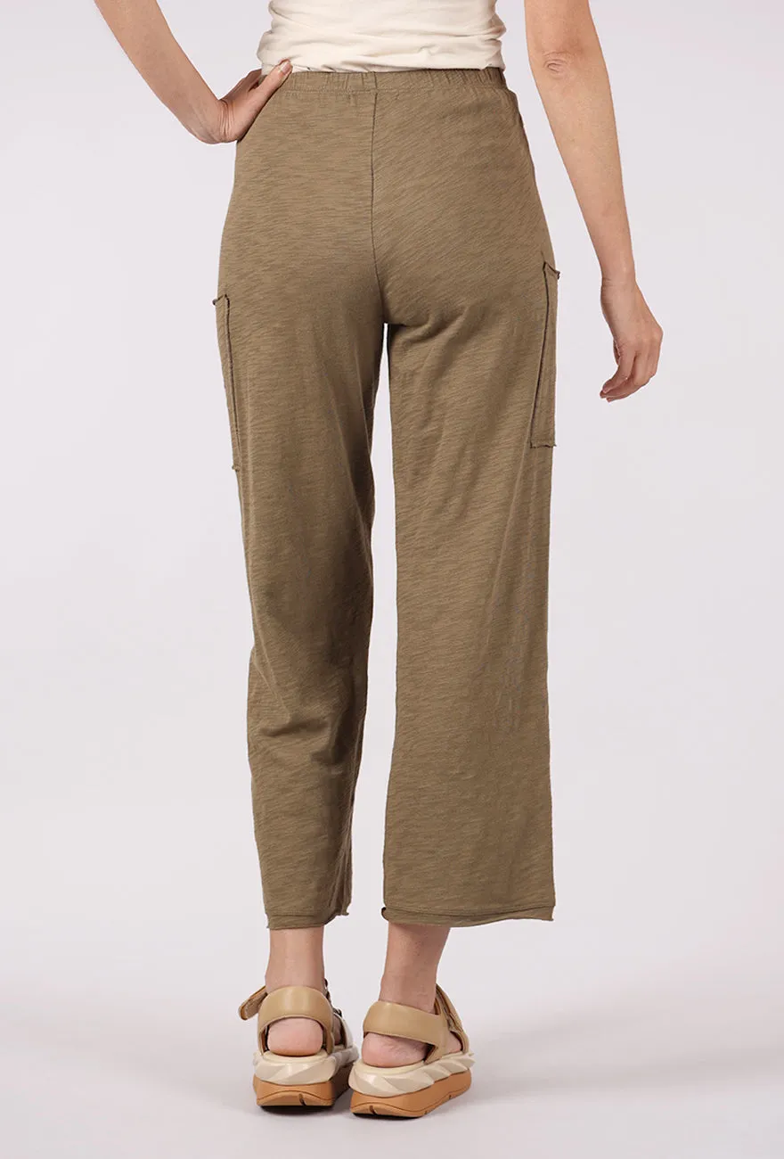 Cotton Slub Pocket Flood, Willow Fit Flexibility