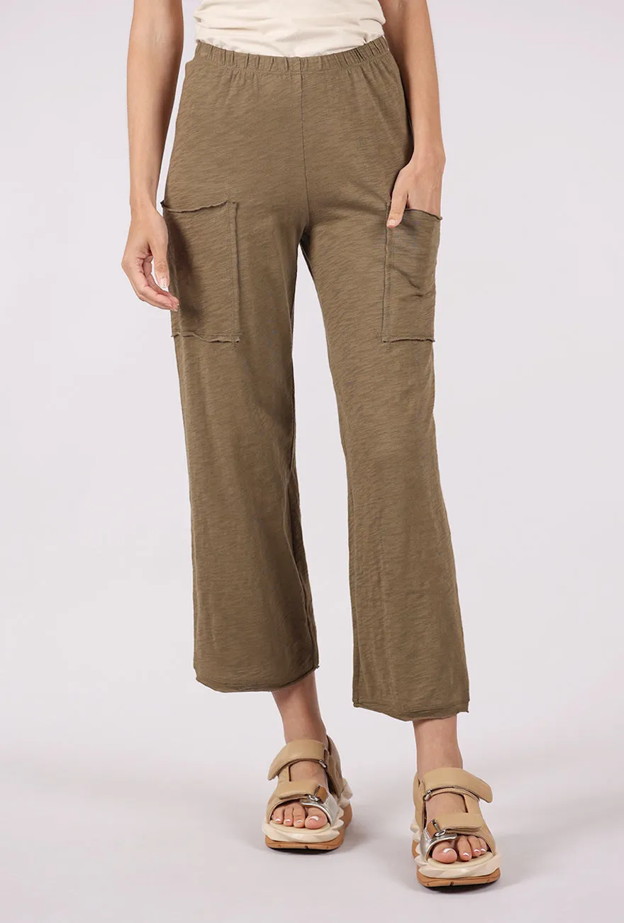 Cotton Slub Pocket Flood, Willow Fit Flexibility