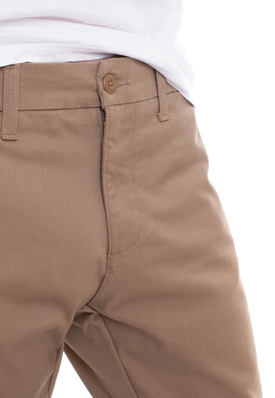 Cozy Design Carhartt WIP - Sid Lamar Twill Leather Rinsed - Pants