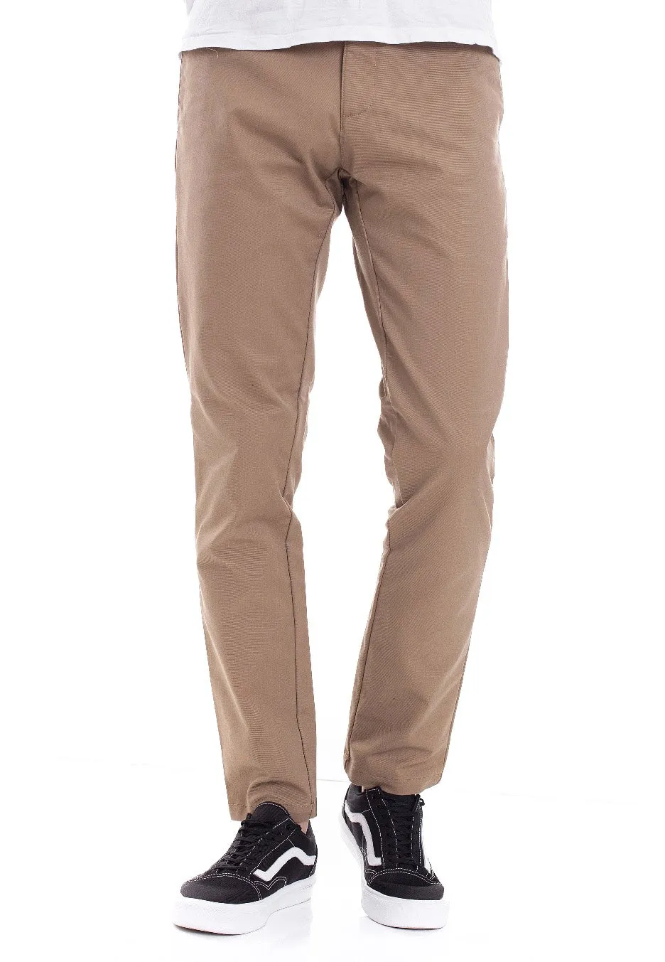 Flared bottom Carhartt WIP - Sid Lamar Twill Leather Rinsed - Pants