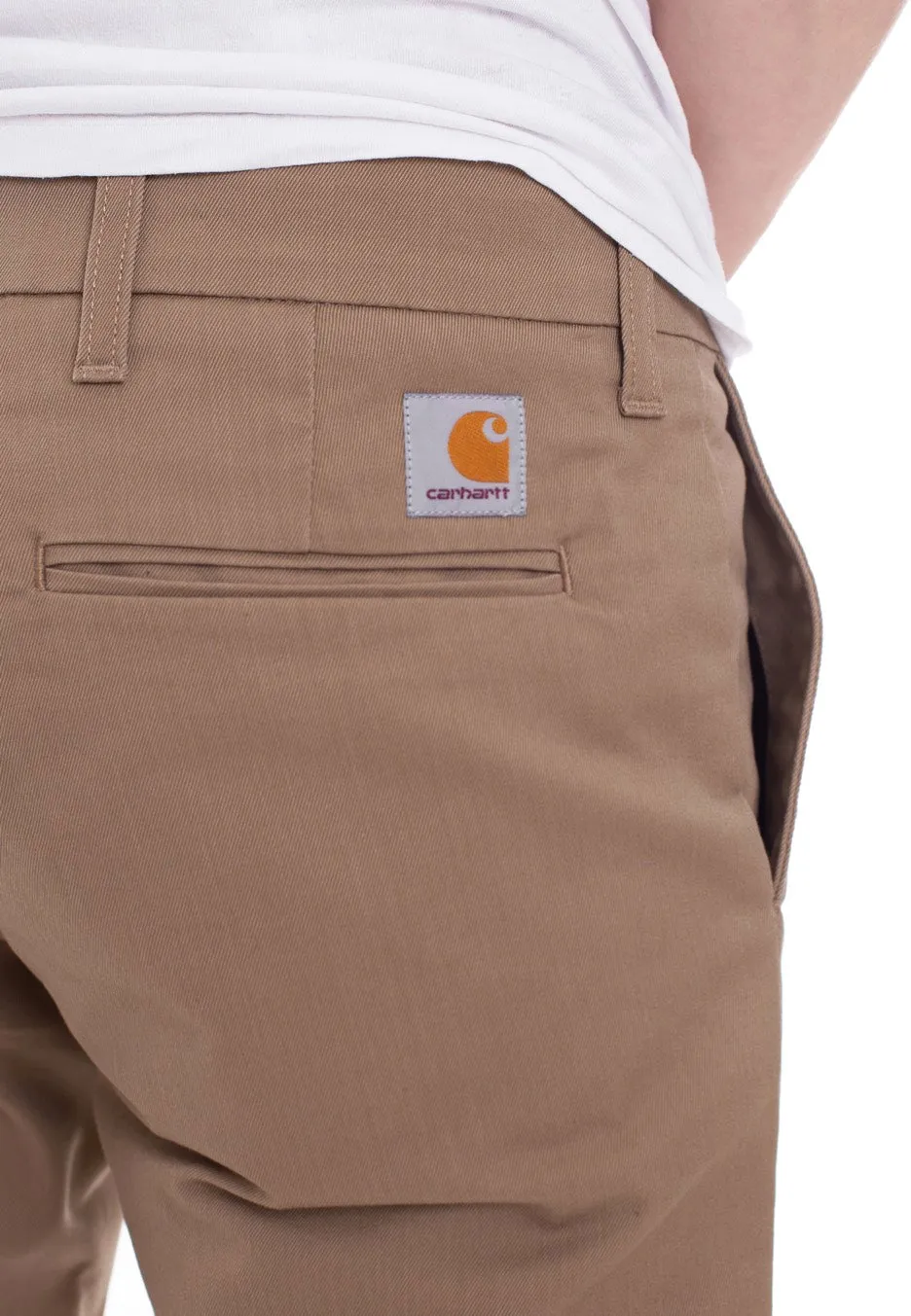 Cozy Design Carhartt WIP - Sid Lamar Twill Leather Rinsed - Pants