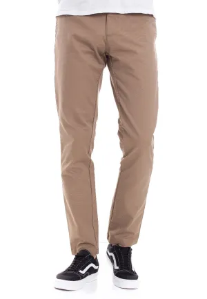Flared bottom Carhartt WIP - Sid Lamar Twill Leather Rinsed - Pants