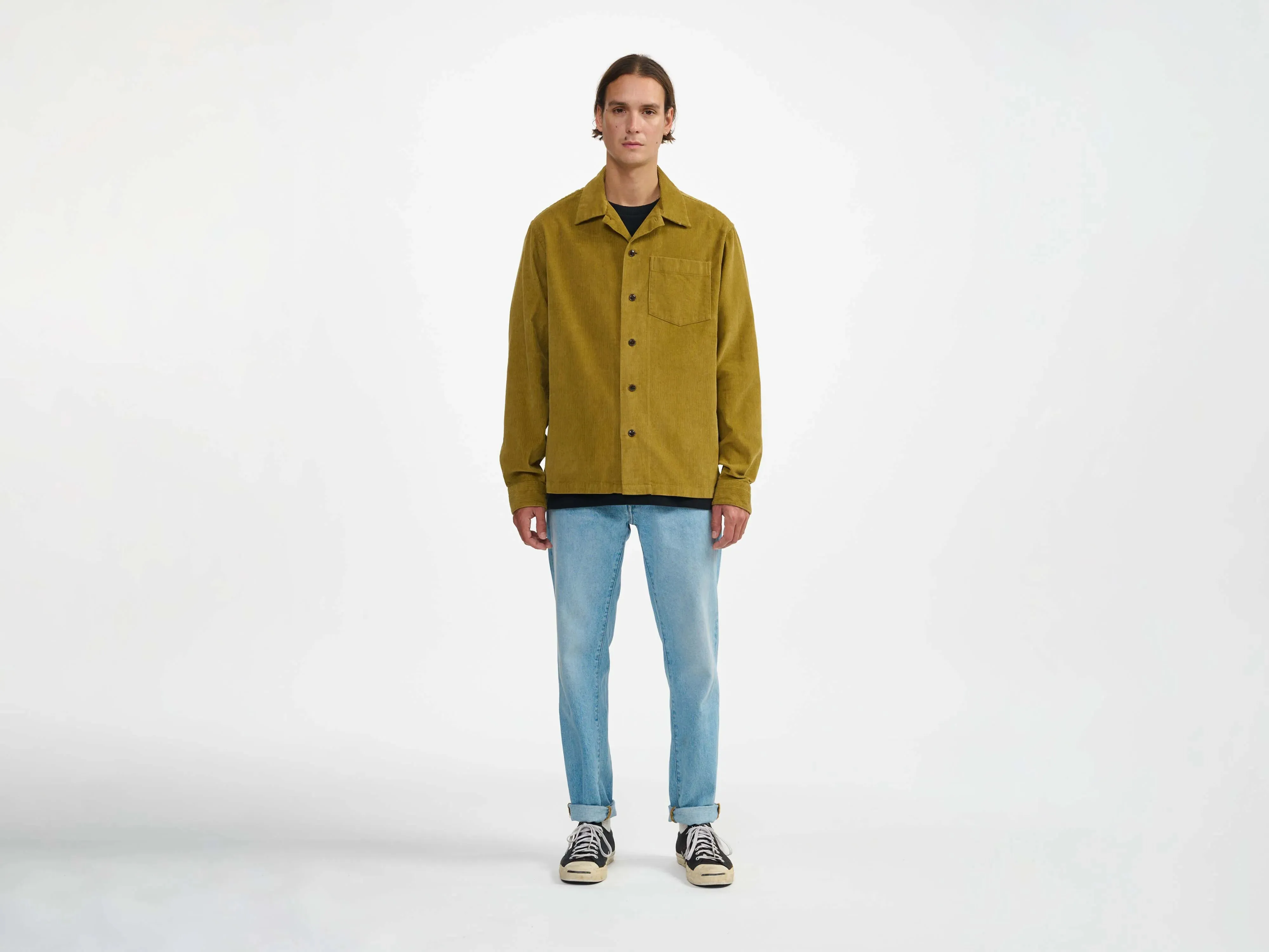 Weekday Street Look goney overshirt (241 / M / PALE KHAKI)