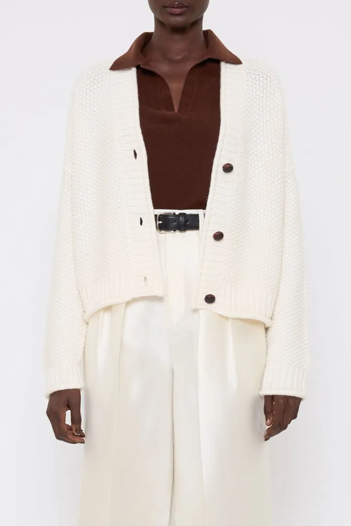 Weekend Classic Blakley Ivory Cardigan