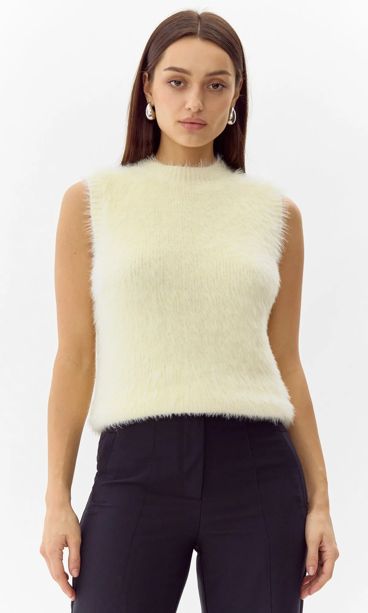 Cozy Fit Angie Fuzzy Knit Top