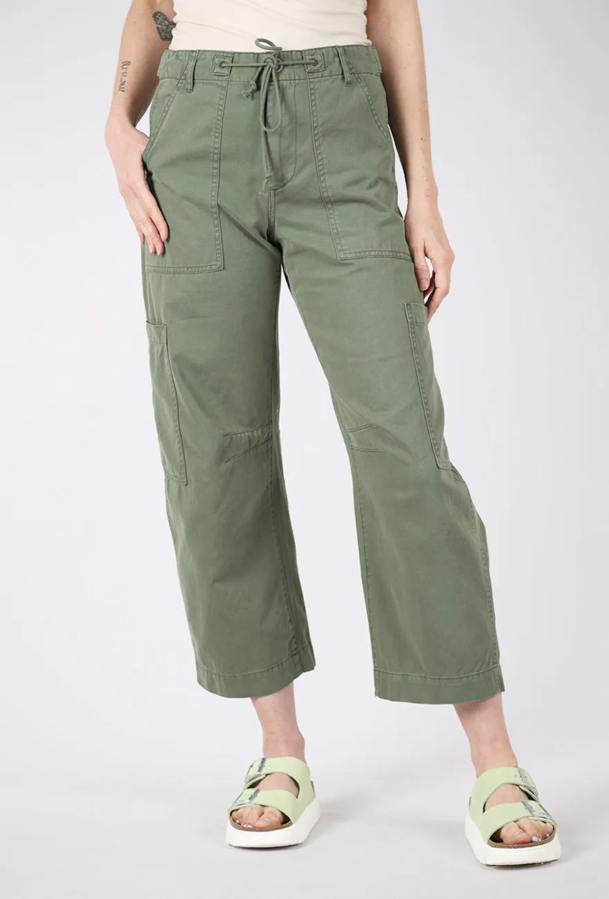 Sabrina Curved Utility Pant, Meadow Comfy Waistband Versatile Look