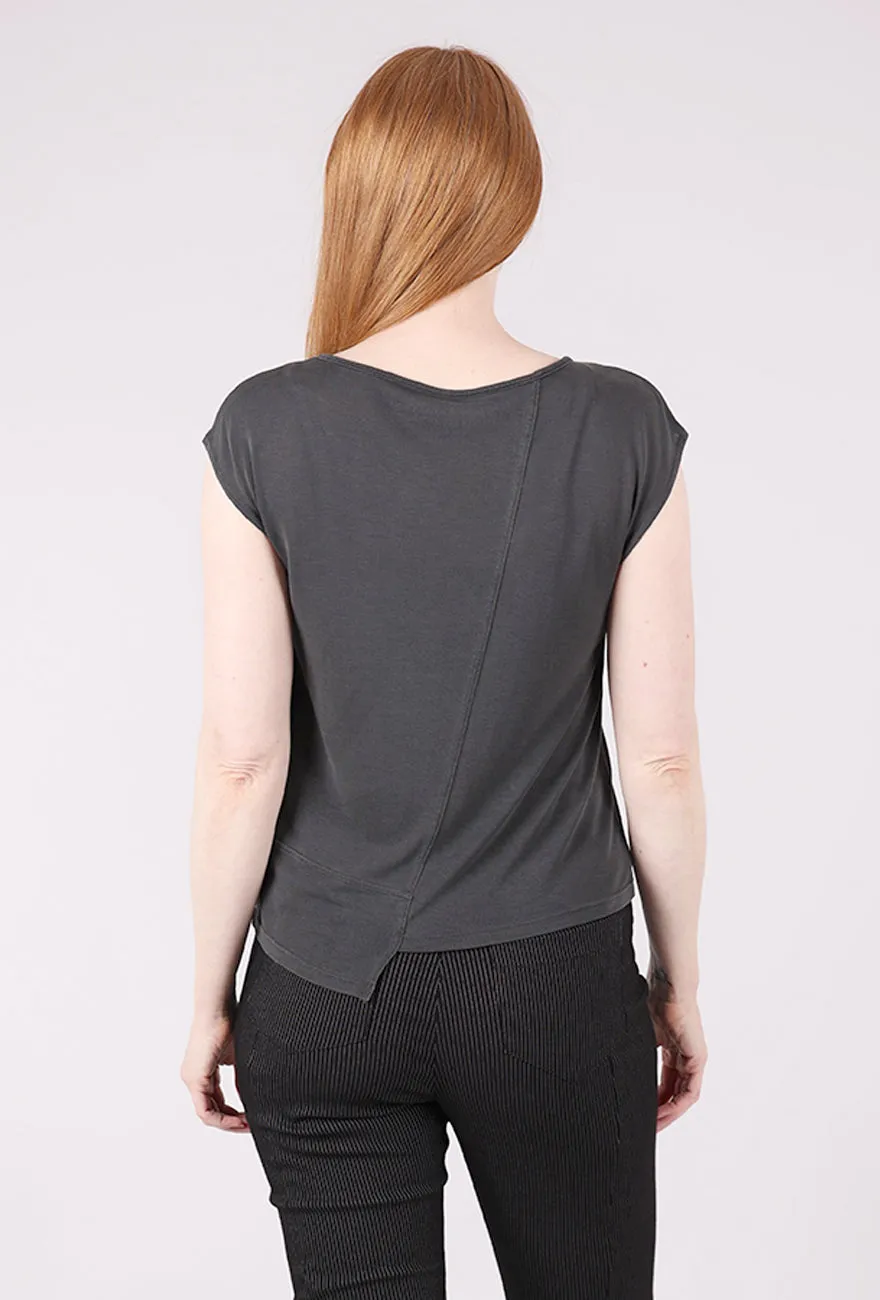 Cozy Look Brooke Knit Top, Gray
