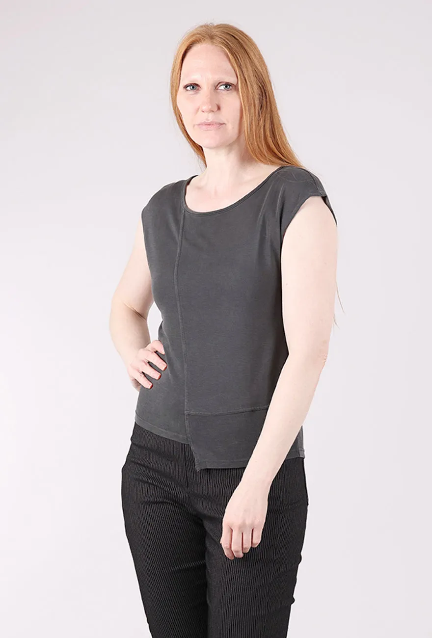Cozy Look Brooke Knit Top, Gray