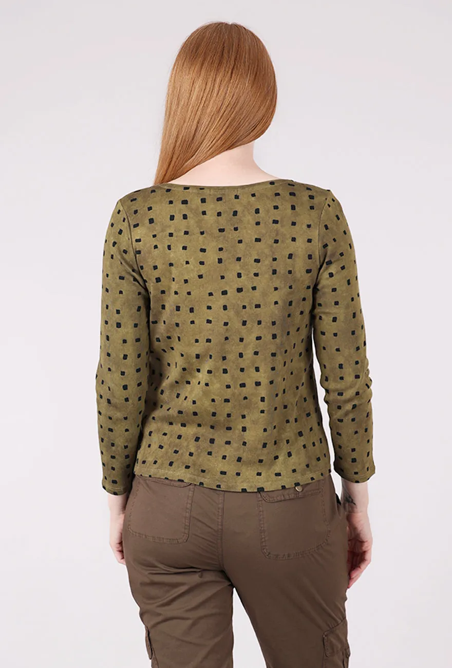 Cozy Rib Everyday Tee, Avocado Popular Item