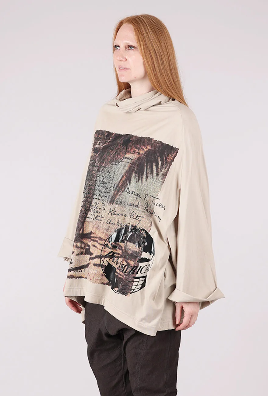Cozy Vibes Swing Postcard Tunic, Wakiki Sand