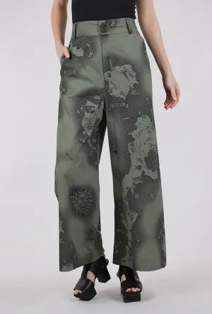 Daily Motion Paso Trouser, Pirate Map Olive