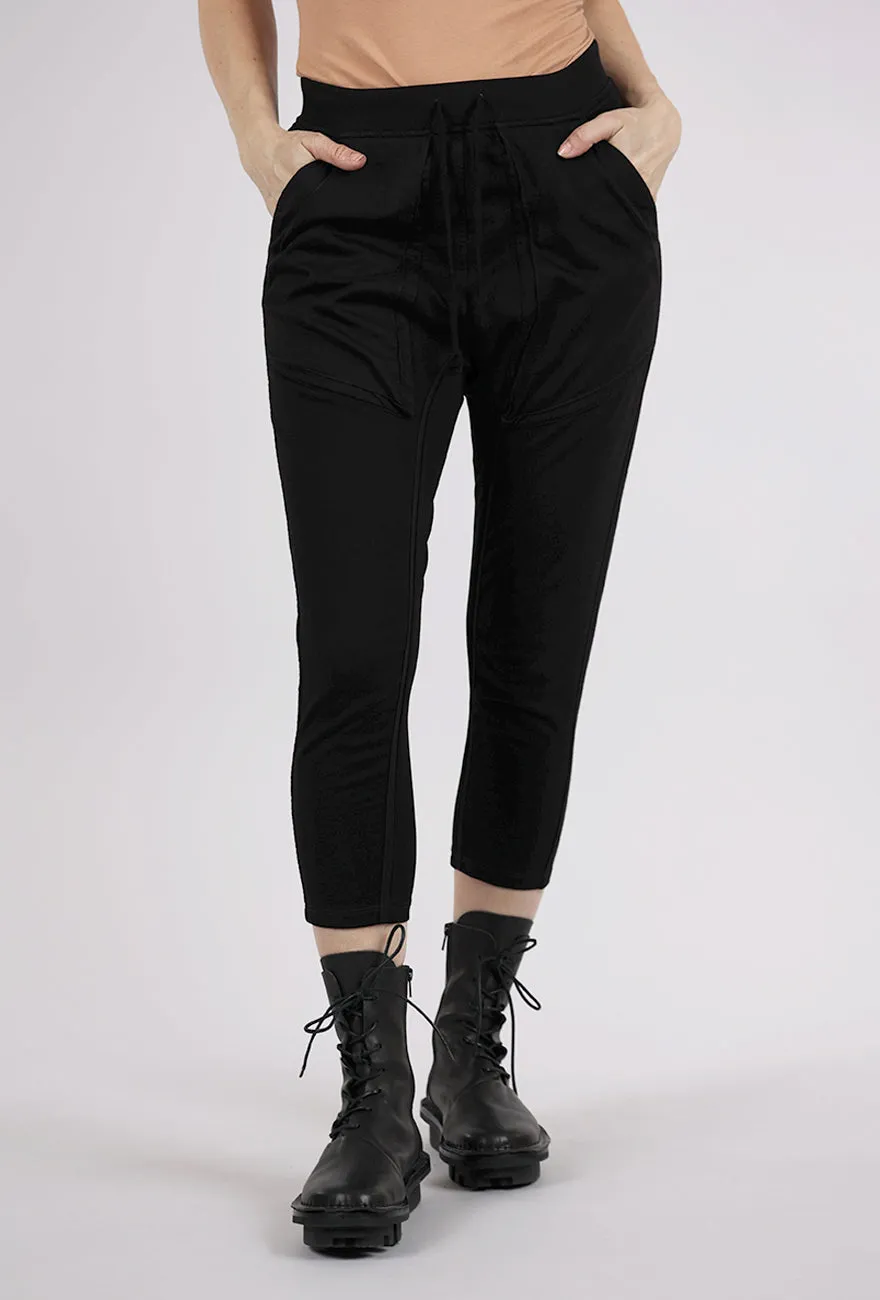 Printed design The Scrounge Pant, Black