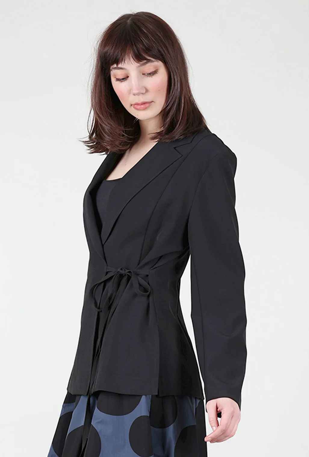 Crepe Tie Jacket, Black Apocalypse ready gear