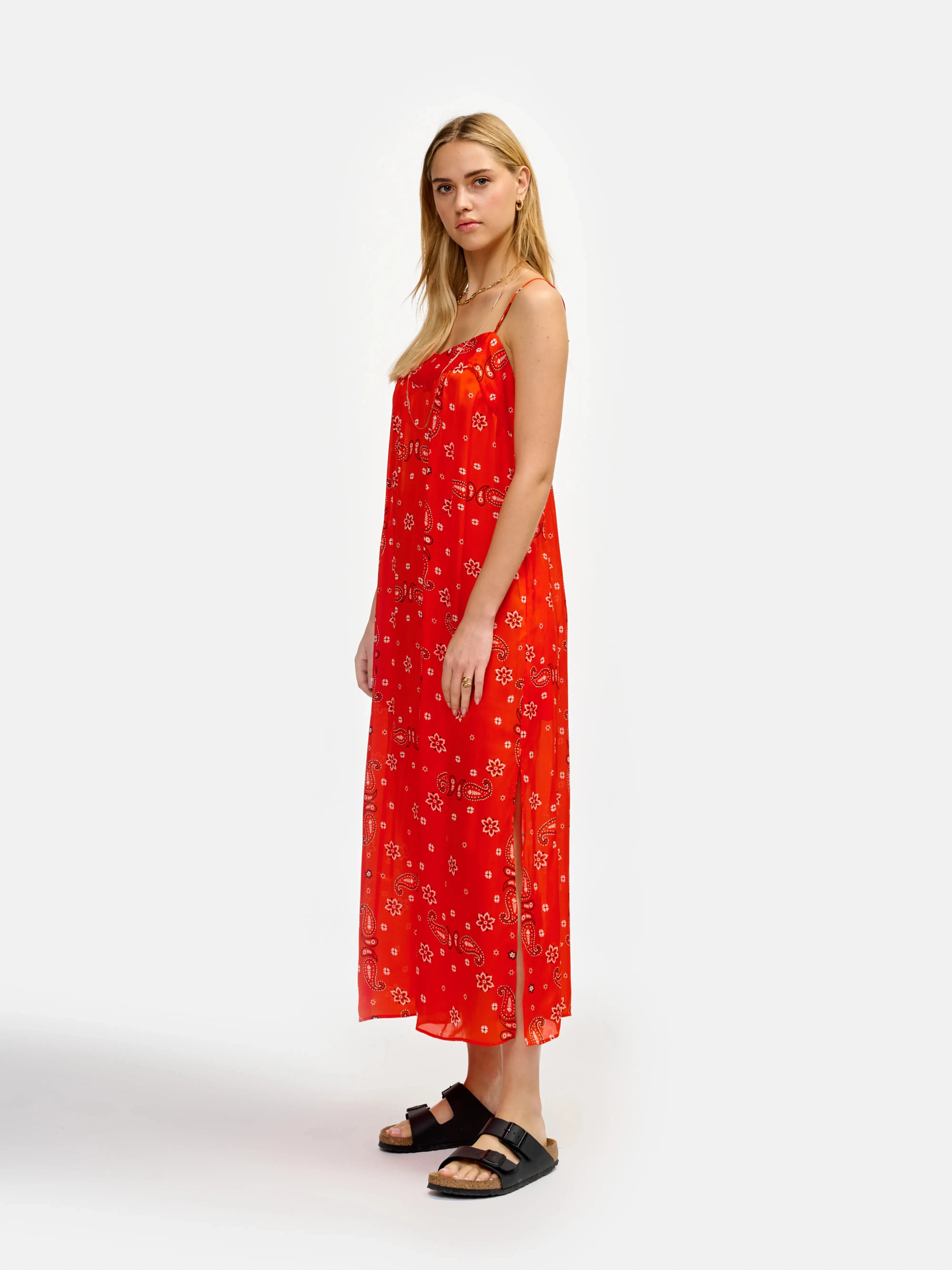 Crinkle Fabric comet dress (241 / W / COMBO A)