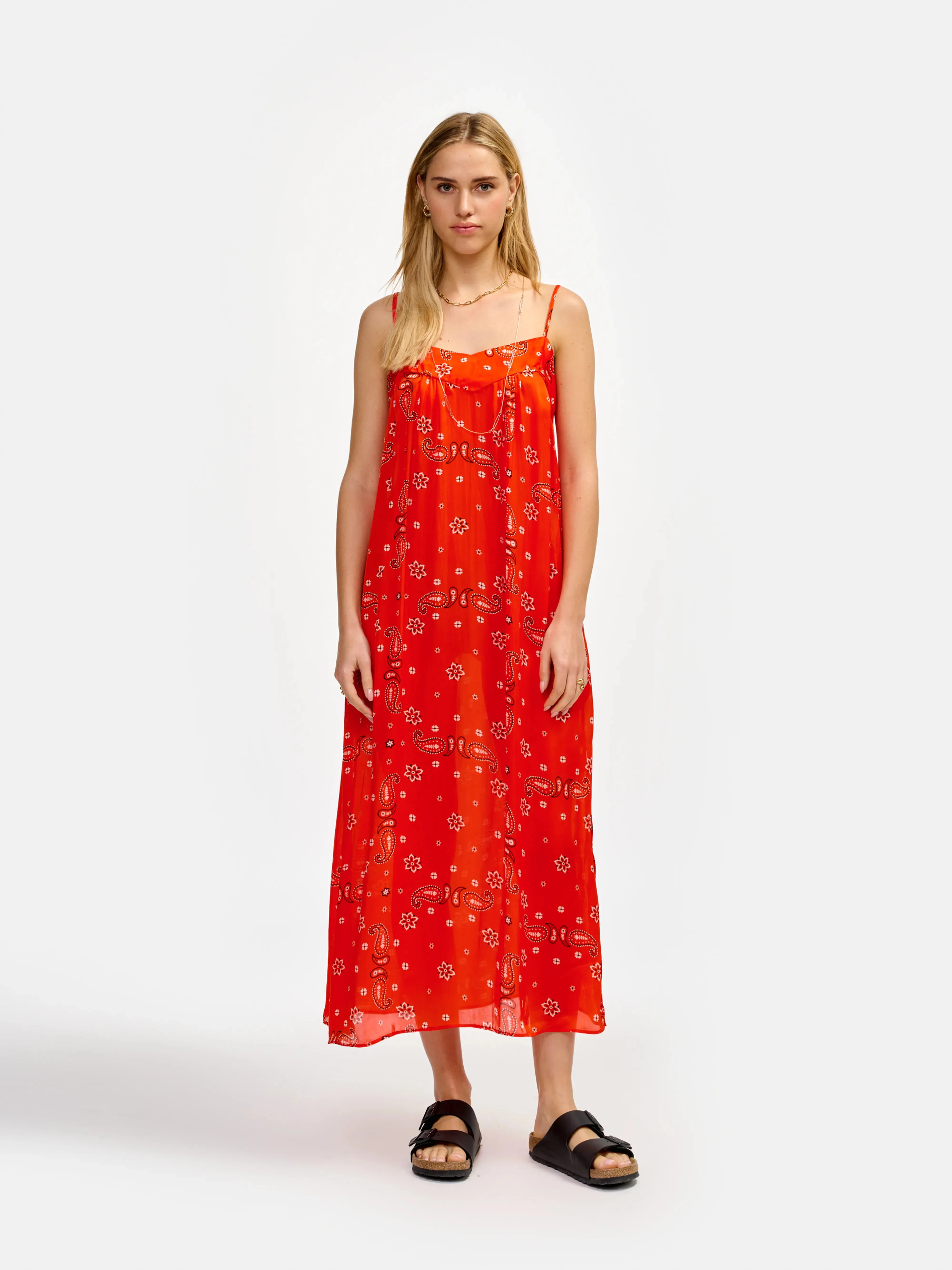 Crinkle Fabric comet dress (241 / W / COMBO A)