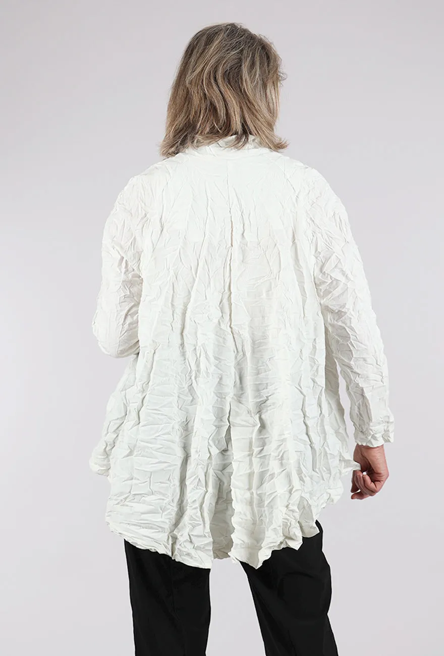 Crinkled Raglan Shirt Jacket, Ice Chill Control