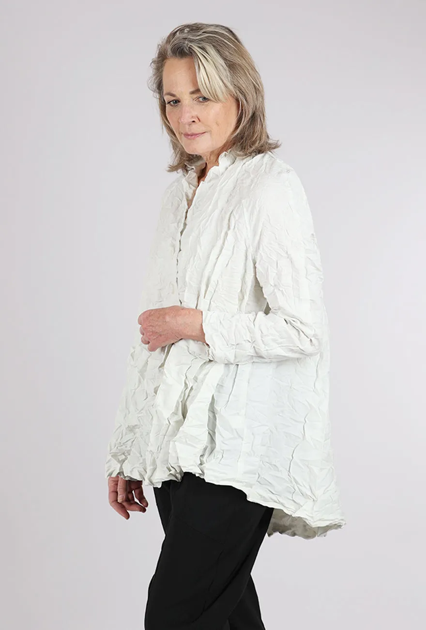 Crinkled Raglan Shirt Jacket, Ice Chill Control