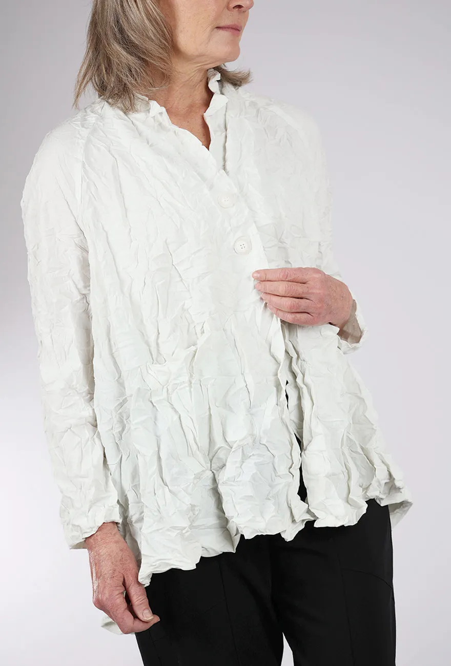 Crinkled Raglan Shirt Jacket, Ice Chill Control