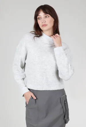 Thick knitted fabric Fashionable outdoor sweater Nola Sweater, Heather Gray