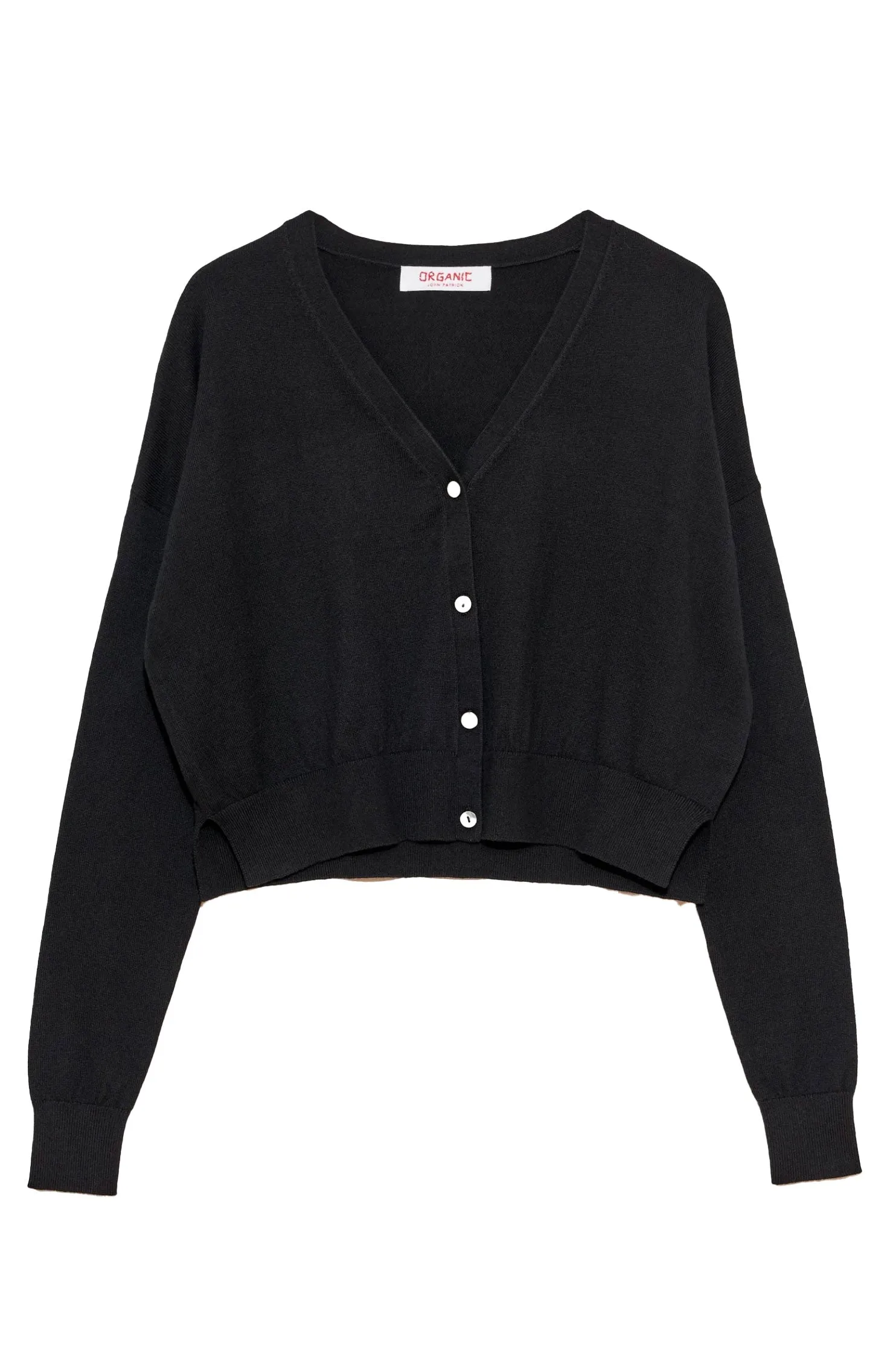 Crop Off Black Cardi All-Day Fit