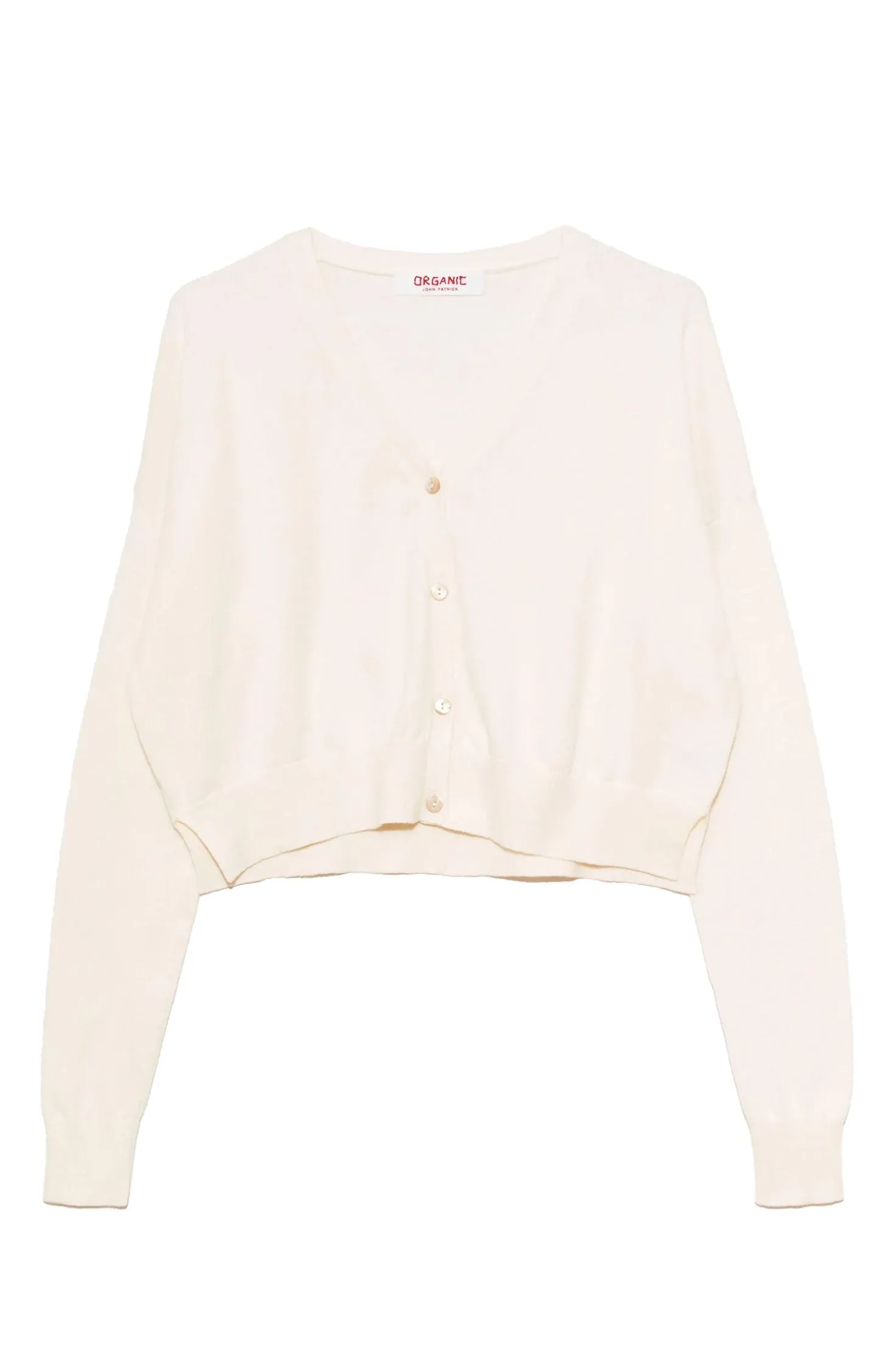 Crop Off White Cardi Crisp Look