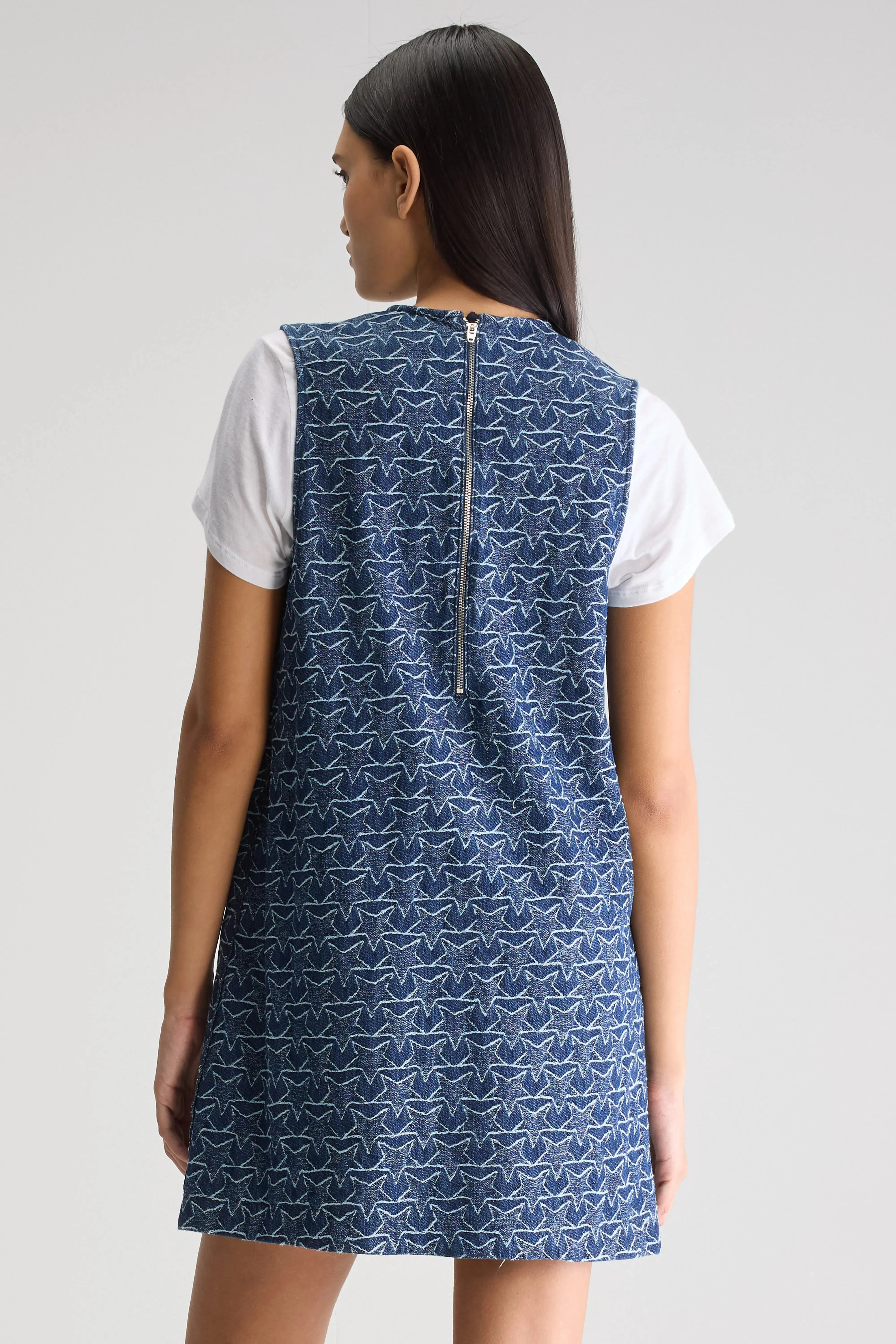 Cross Straps Gapily mini dress (251 / W / RINSE)