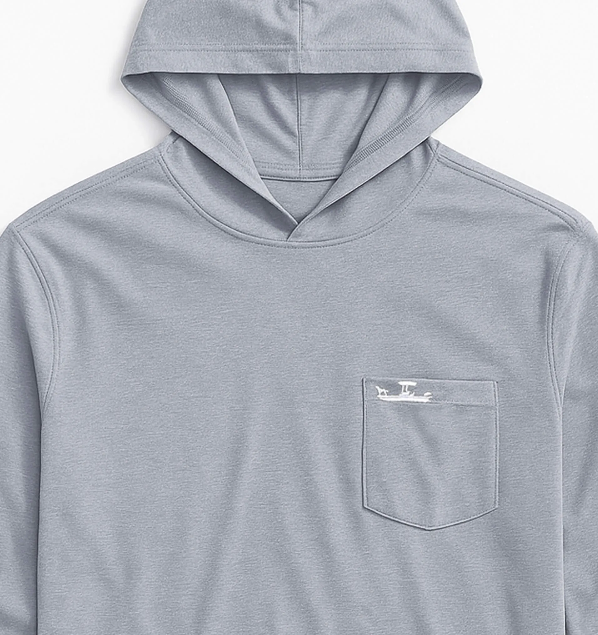 Skiff Dogs: Ocean Flex Hoodie - Fog Gray Comfortable and soft sweater Lightweight fall sweater
