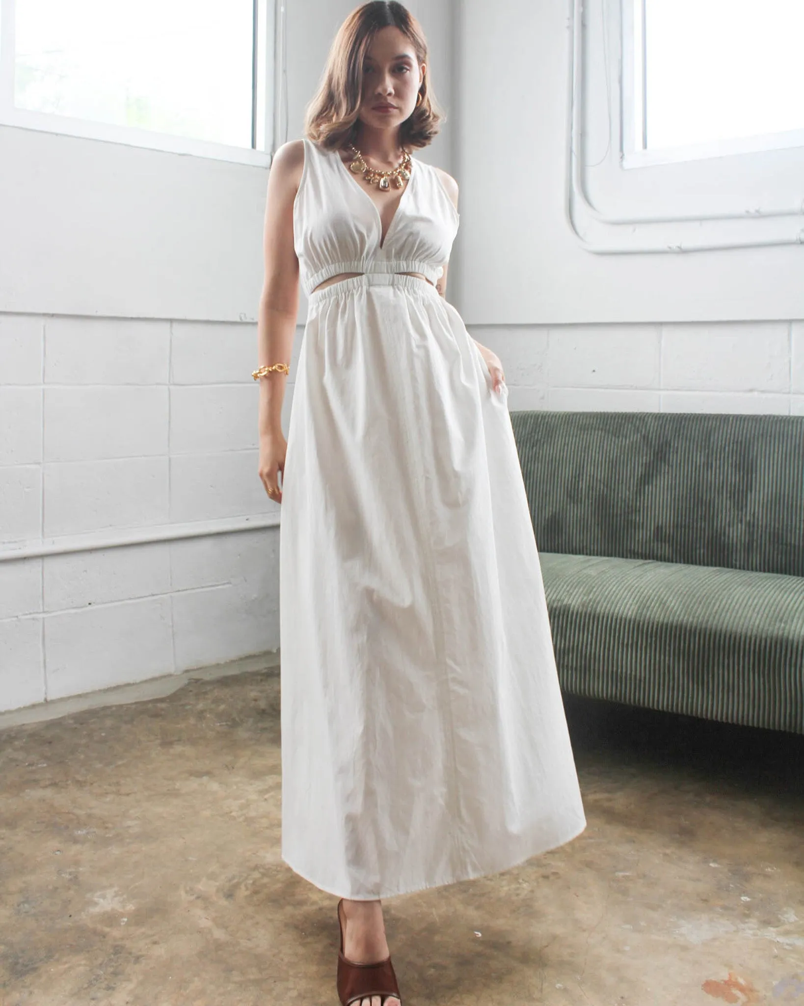 Cutouts Dress Light Layers