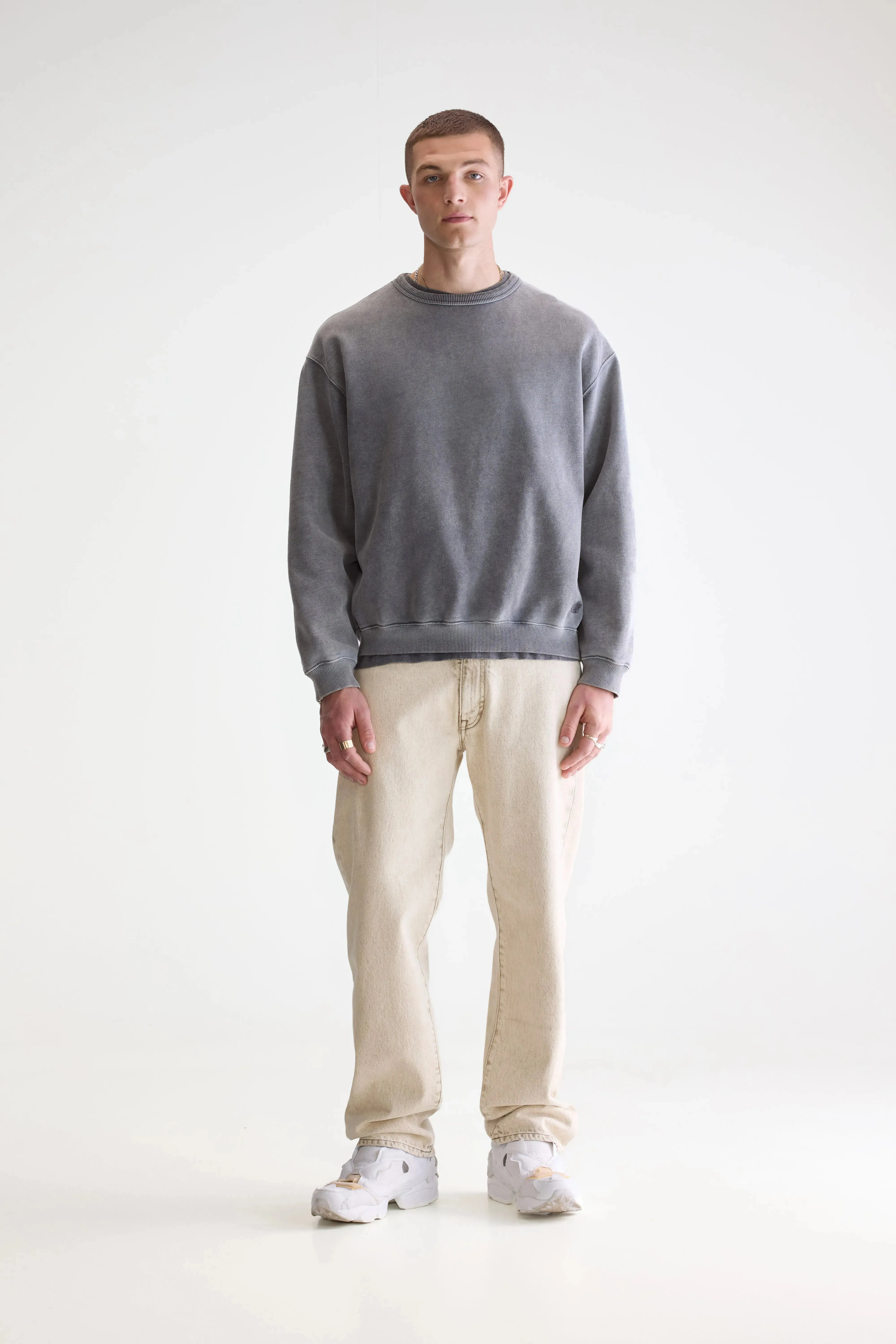 Daily Style Fabien crewneck sweatshirt (252 / M / BLACK BLUE)