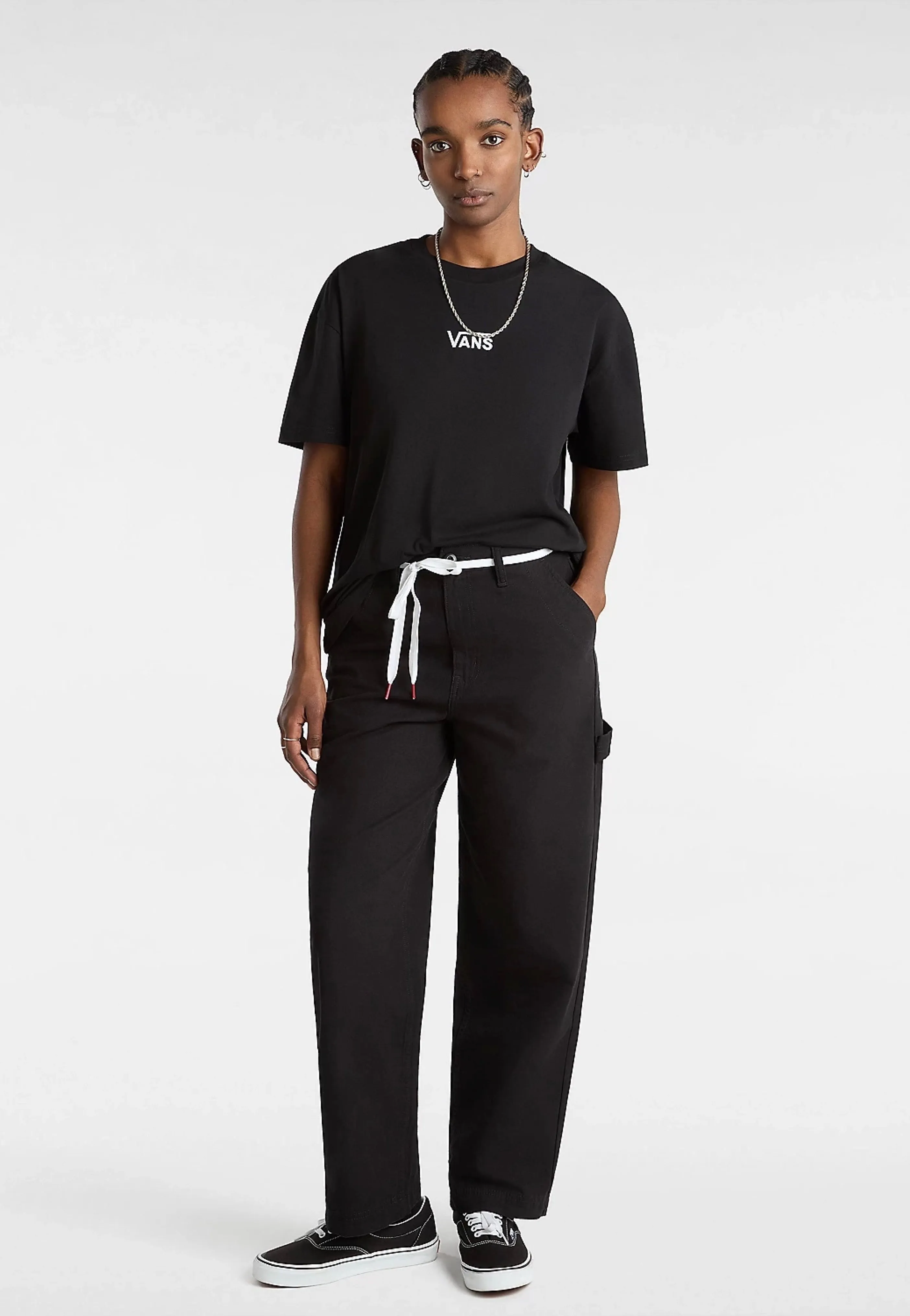 Daily Wear Vans - Flying V Oversized Black - T-Shirt
