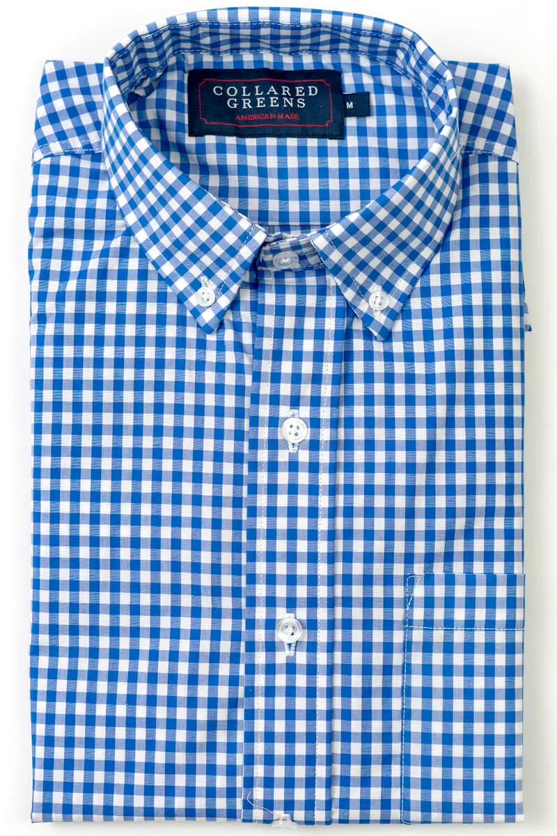 Damen: Brookline Button Down - Blue (S) craft tale