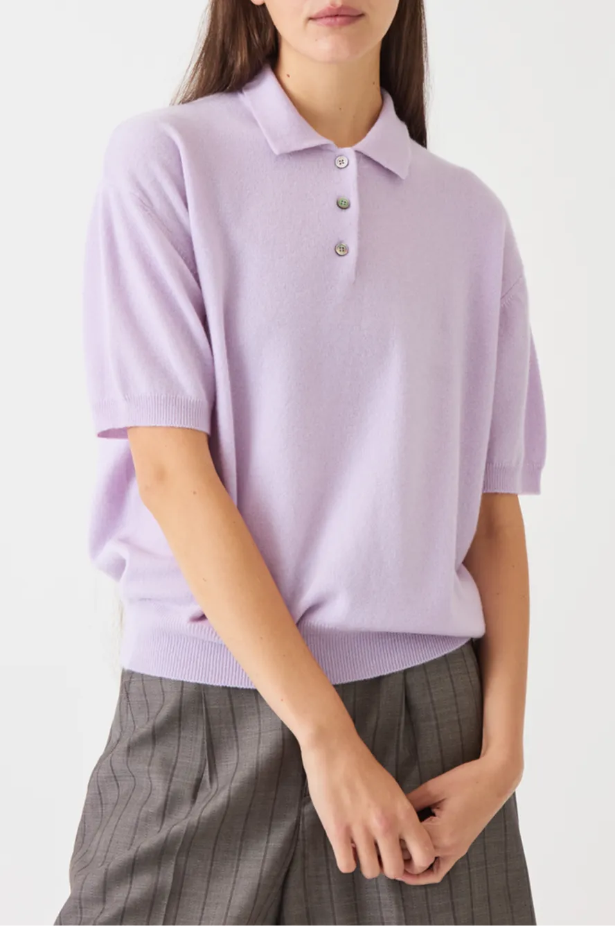 Darrin Pale Lilac Top Cozy Sweater