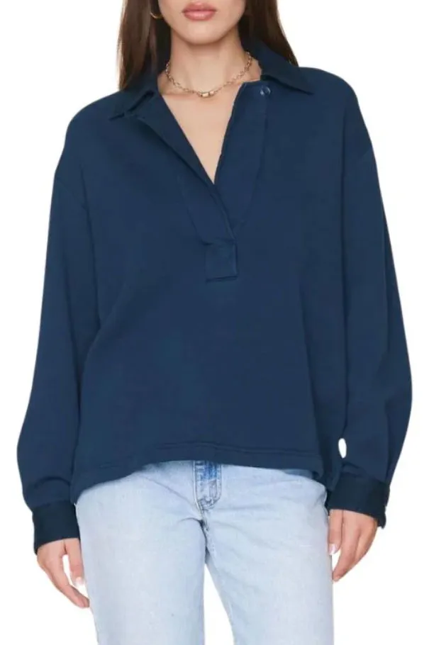 Dawn Rain Blue Sweatshirt Soft Cardigan