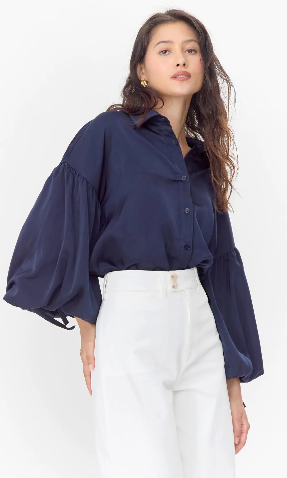 Day-to-Night Brianna Balloon Sleeve Shirt
