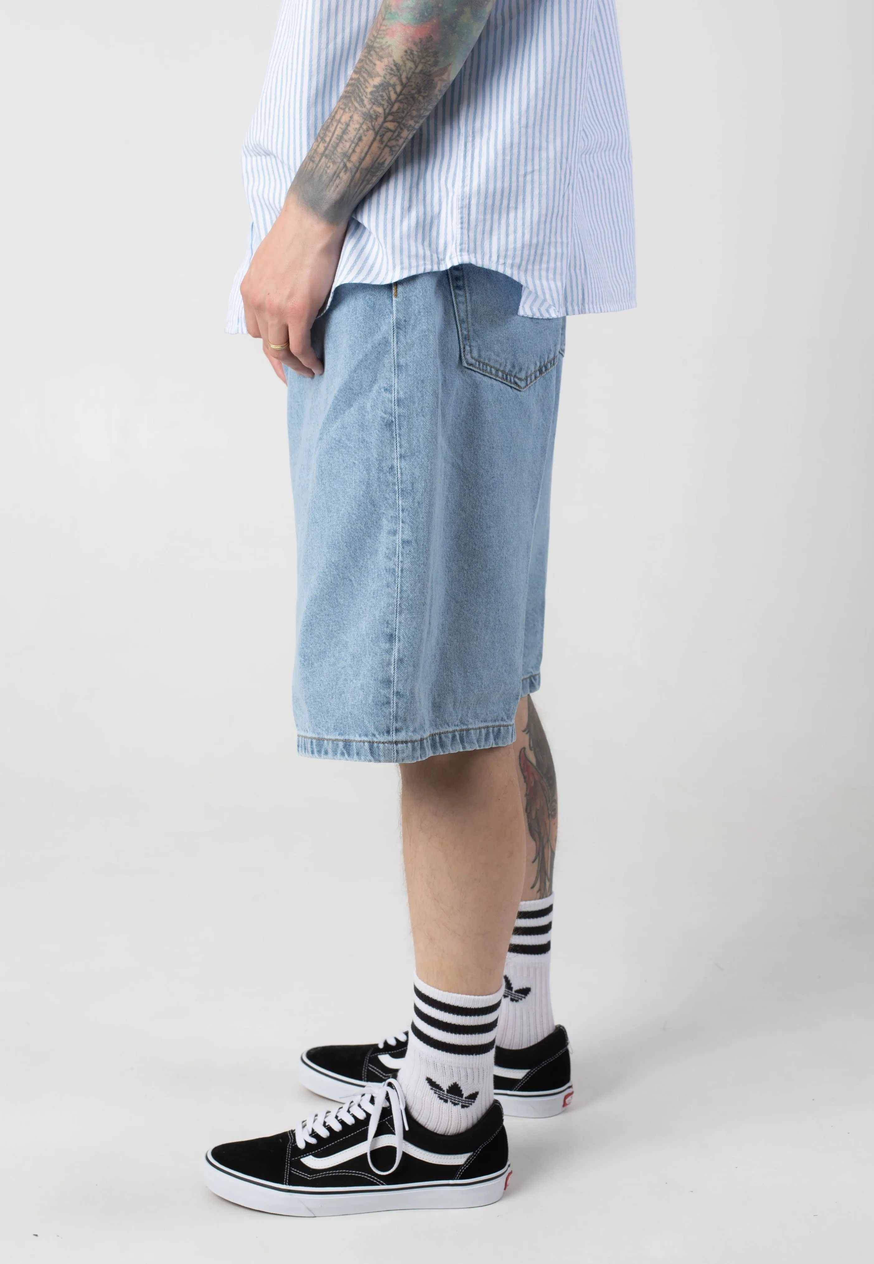 Daytime Wear Carhartt WIP - Landon Blue Bleached - Shorts