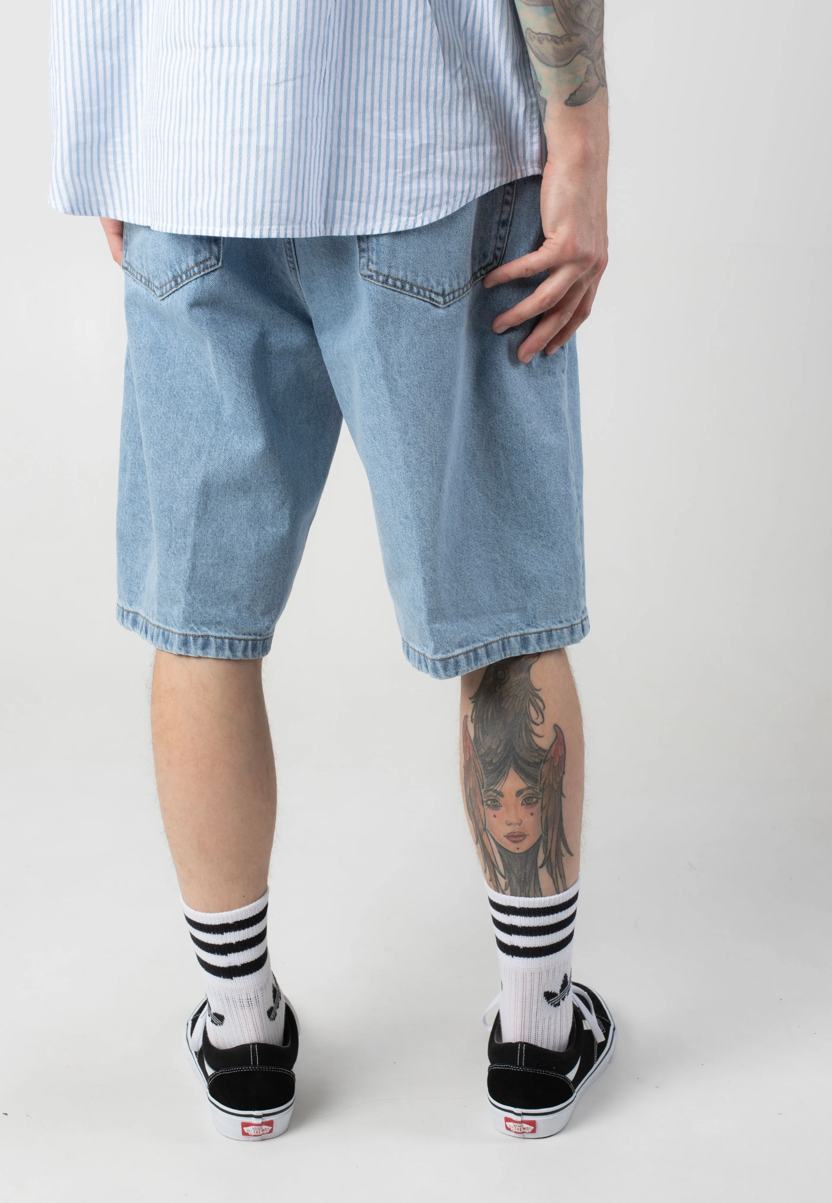 Daytime Wear Carhartt WIP - Landon Blue Bleached - Shorts