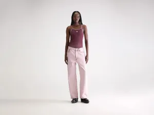 Fashionable Waist Relaxed Waist Denim N. 66 wide jeans (251 / W / PINK SNOW)