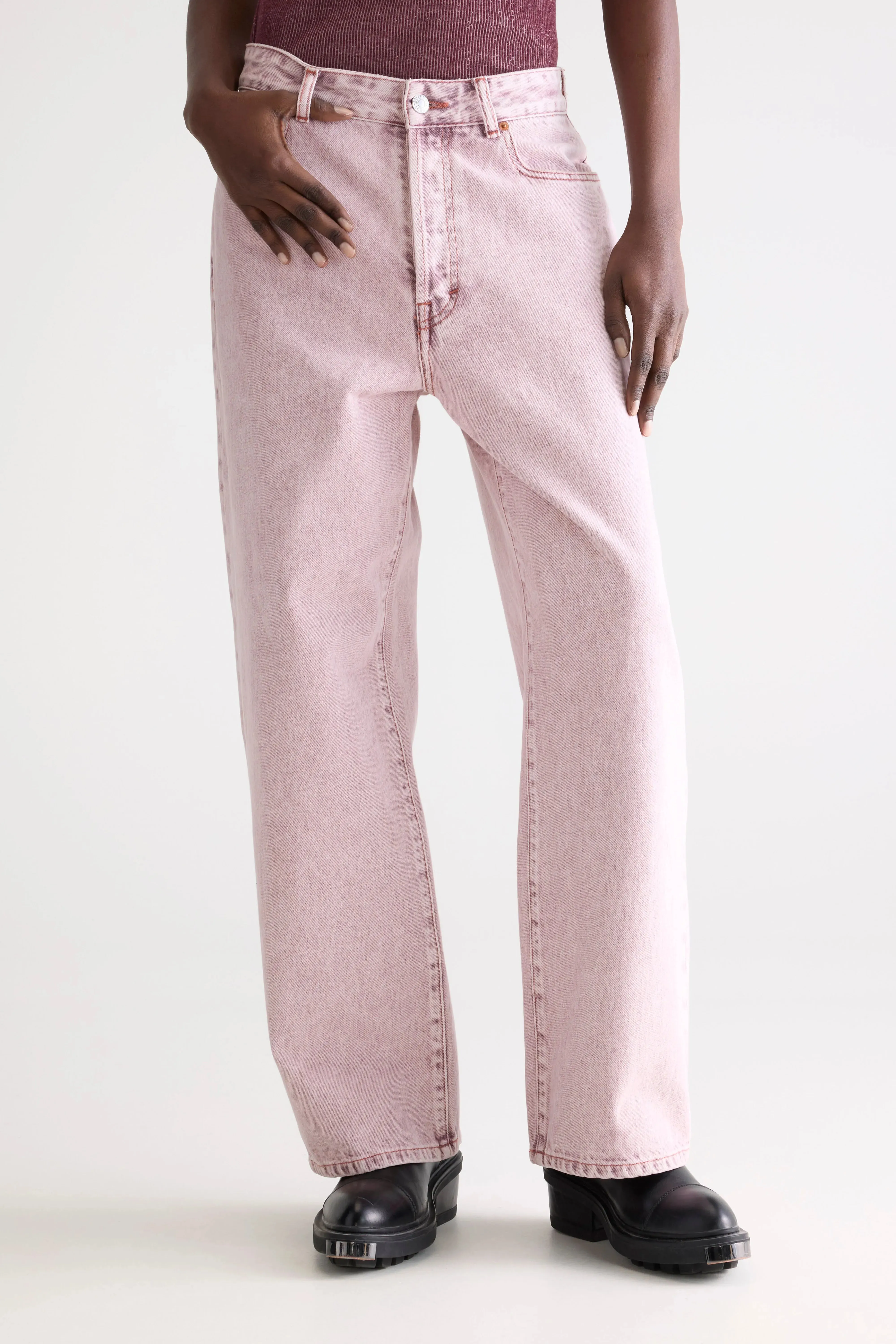 Denim N. 66 wide jeans (251 / W / PINK SNOW) Breathable Fit