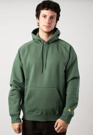 Christmas wear UPF Protection Carhartt WIP - Hooded Chase Duck Green/Gold - Hoodie