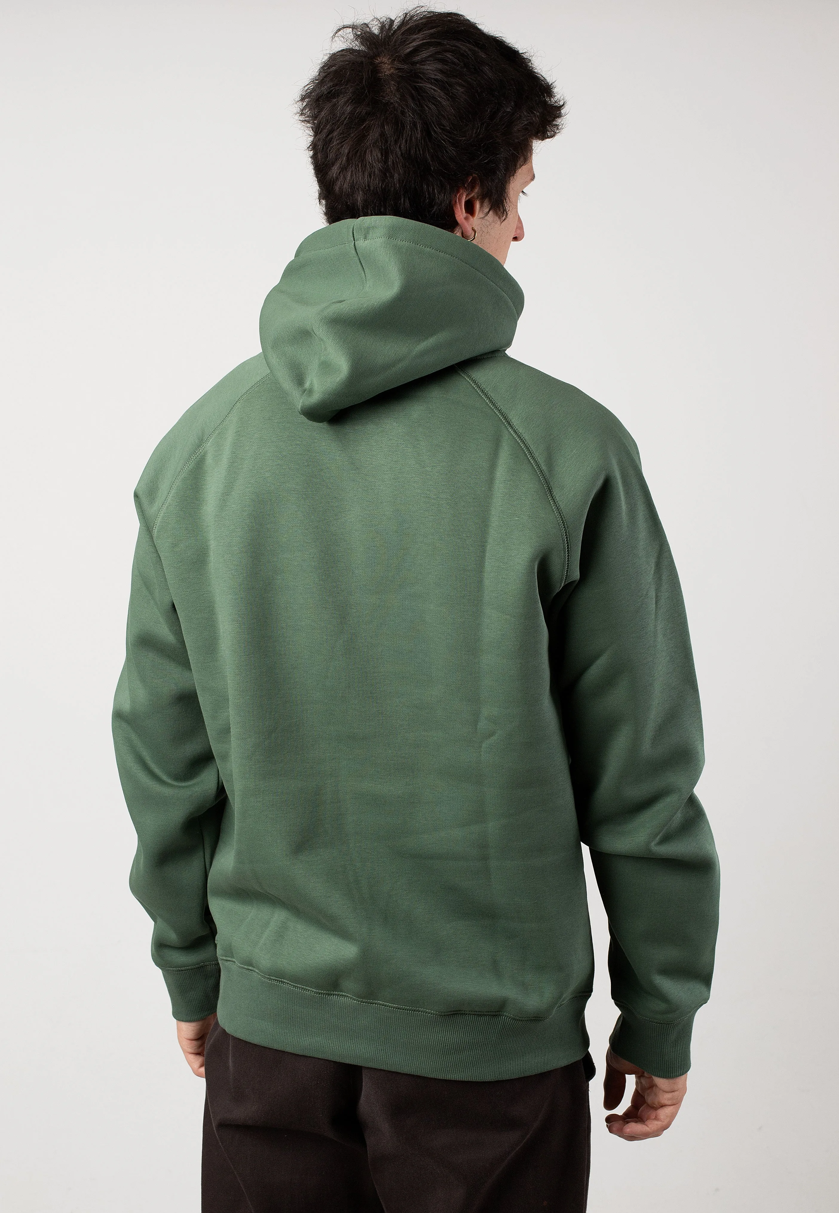 Denim style Carhartt WIP - Hooded Chase Duck Green/Gold - Hoodie