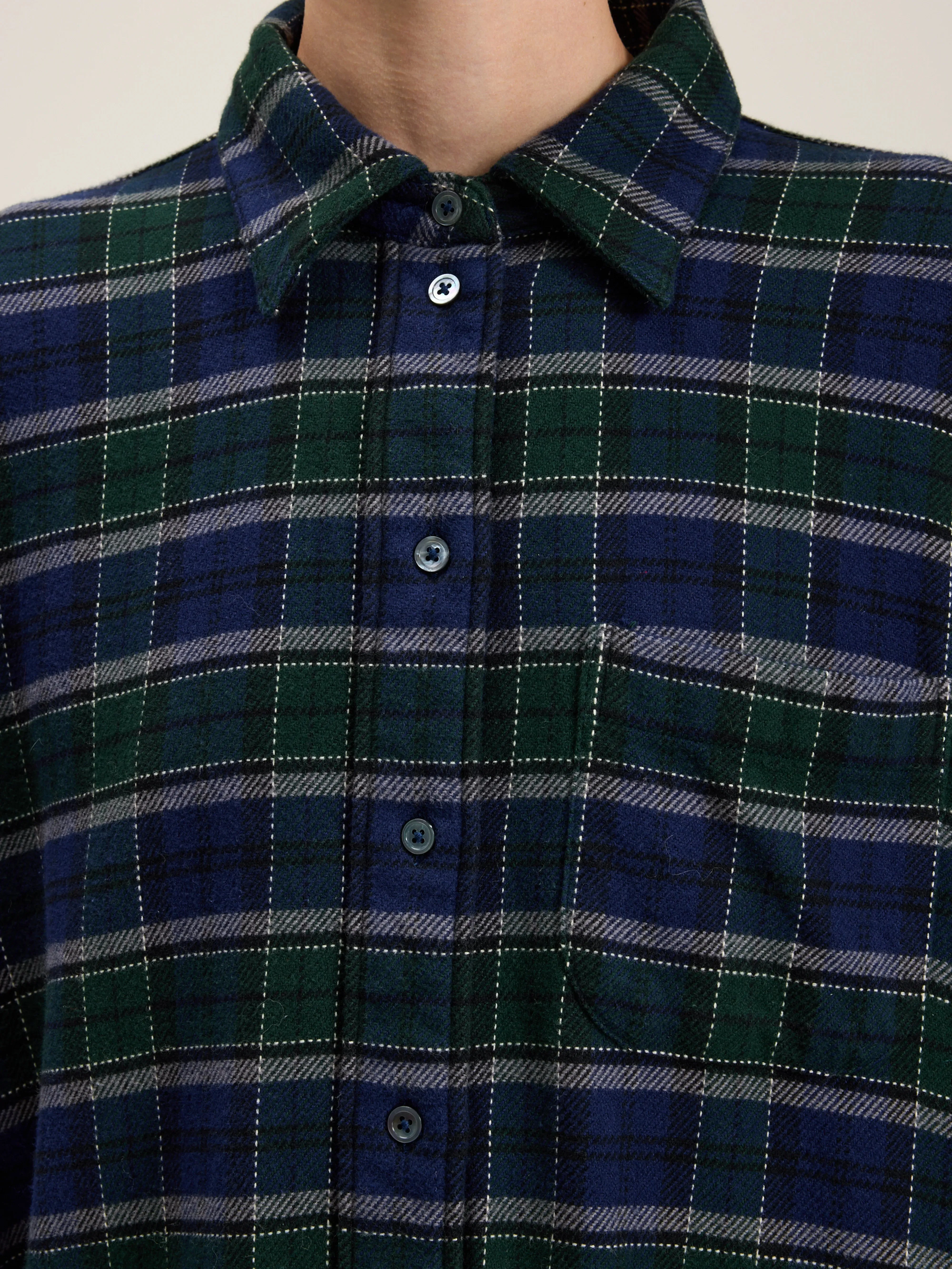 Designer Style Gladys shirt dress (242 / W / CHECK F)