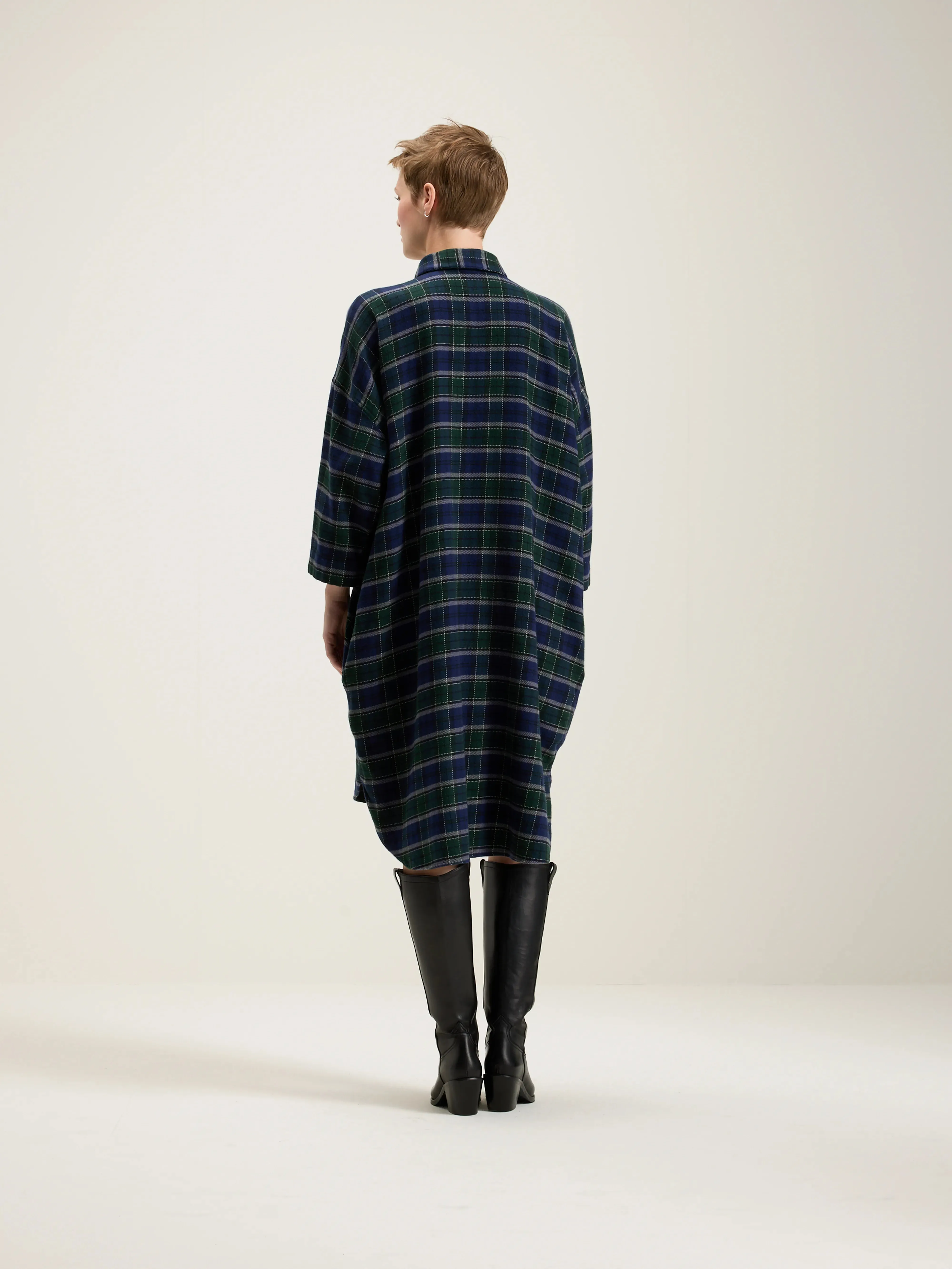 Designer Style Gladys shirt dress (242 / W / CHECK F)