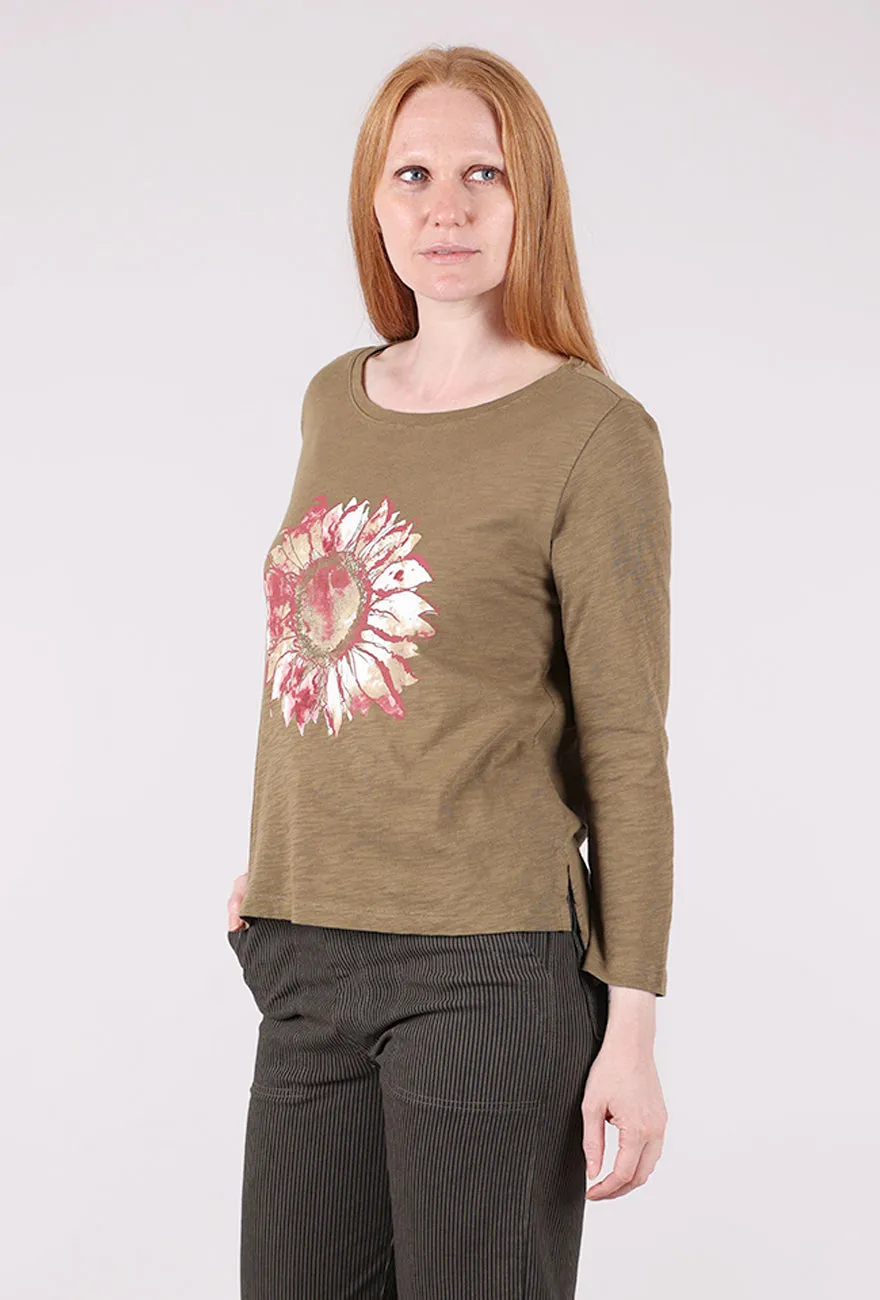 Destination Sunflower Boxy Tee, Willow Trending now and hot