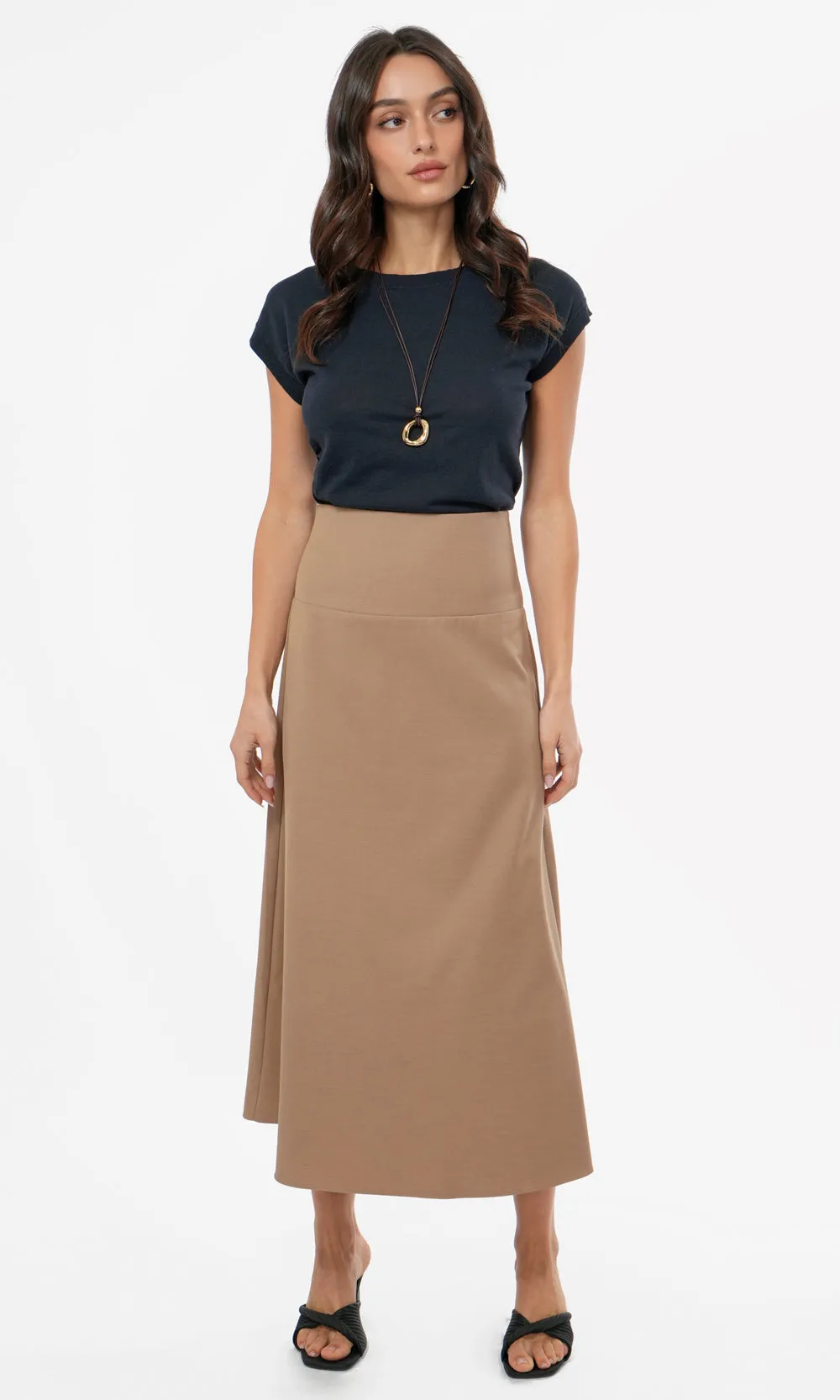 Dory Pull Over A line Midi Skirt - G256S9378