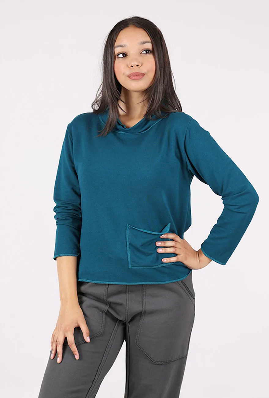 Drape Knit Yoga Top, Caribbean Timeless Appeal