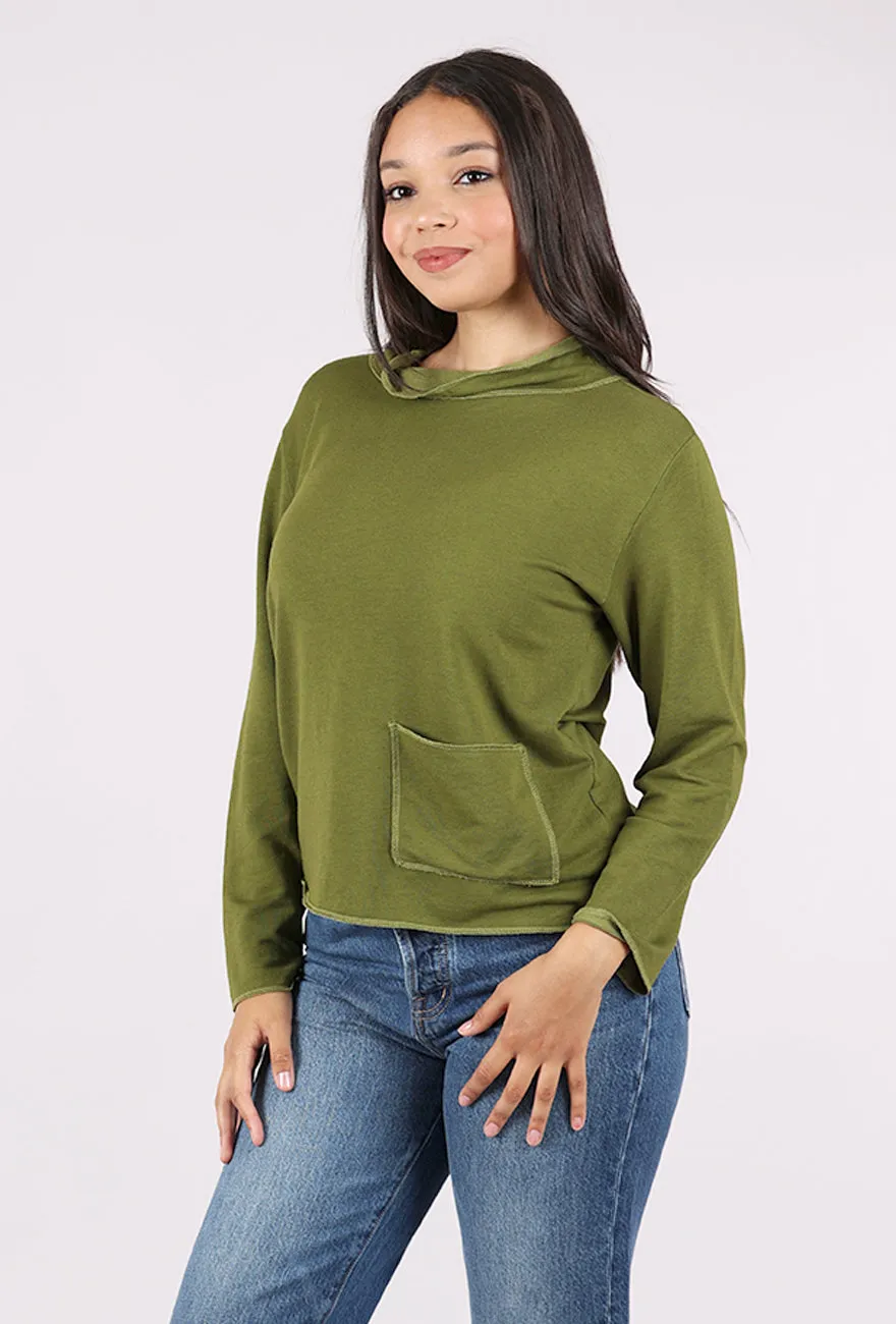 Drape Knit Yoga Top, Sage Everyday Shirt
