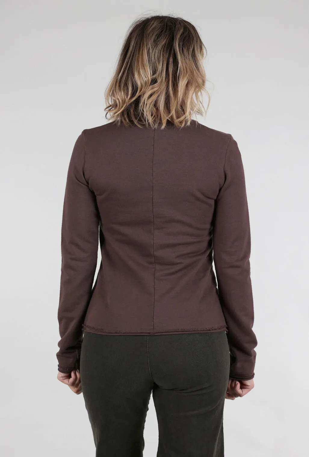 Dressmaker Sweater, Faded Iris Warm Style