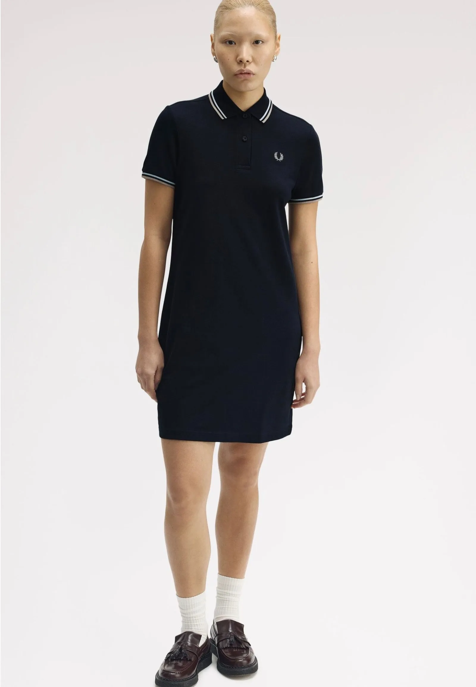 Durable clothing Fred Perry - Twin Tipped Navy/Light Ice/Warm Oatmeal - Dress