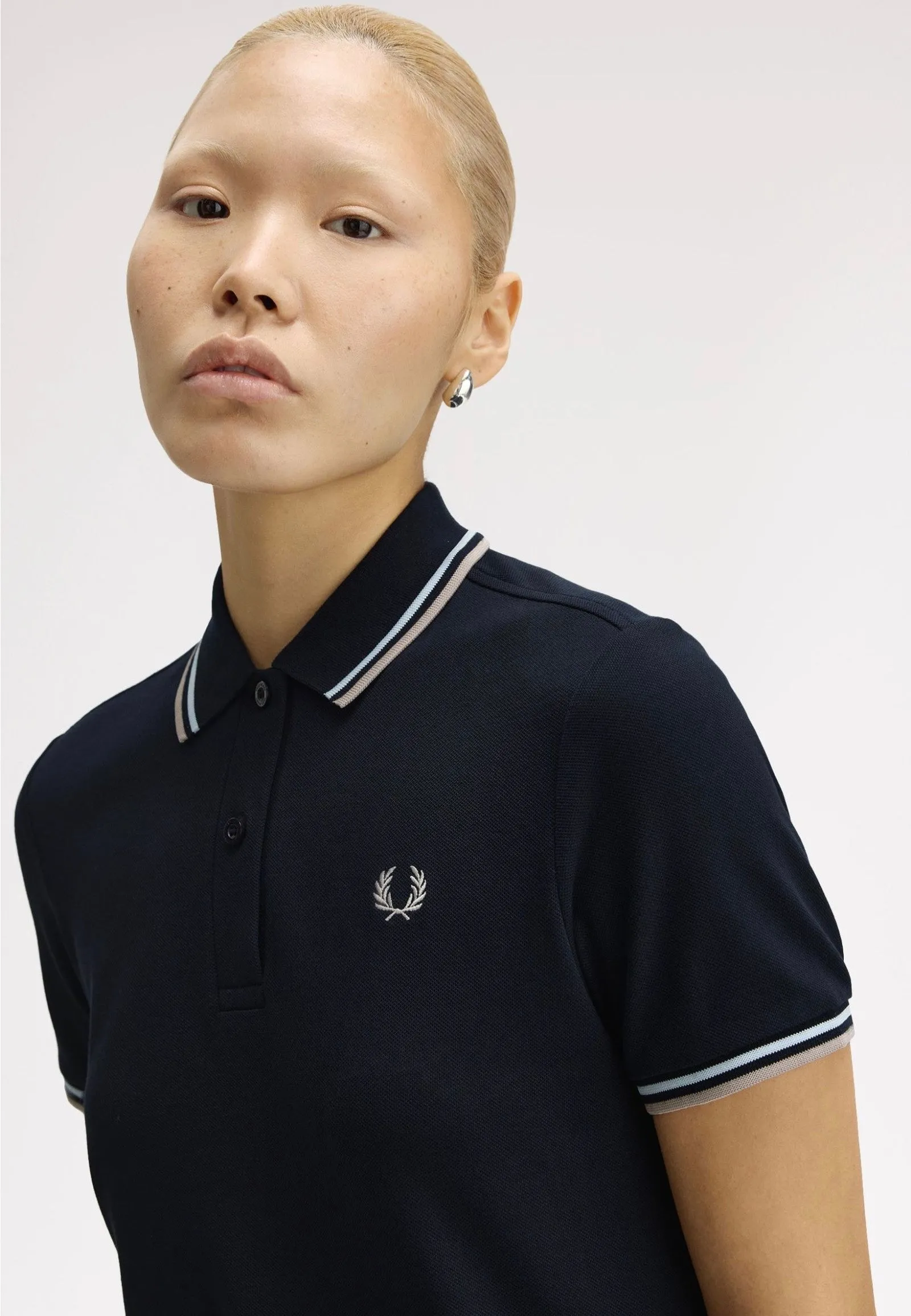 Durable clothing Fred Perry - Twin Tipped Navy/Light Ice/Warm Oatmeal - Dress